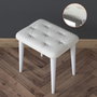 Hanah Home Mesa de Maquillaje con 10 Focos y Puff Blanco BJ164 - 4481